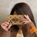 Lv Louis Vuitton iphone 18 pro max leather case canvas-look full print back lv iphone 18 pro 17 16 15 for women designer phone cover style