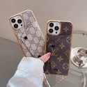 Lv Louis Vuitton iphone 18 pro max wallet case glossy print card slot with wrist strap lv iphone 18 pro 17 16 15 for women men designer phone cover