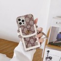 Lv Louis Vuitton iphone 18 pro max card holder case embossed card slot lv iphone 18 pro 17 16 15 for women men designer phone cover