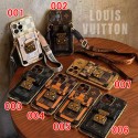 Lv Louis Vuitton iphone 18 pro max card holder case quilted leather card slot with wrist strap lv iphone 18 pro 17 16 15 for women designer phone cover