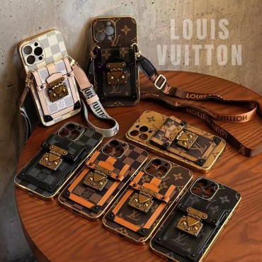 Lv Louis Vuitton iphone 18 pro max card holder case quilted leather card slot with wrist strap lv iphone 18 pro 17 16 15 for women designer phone cover Lv Louis Vuitton iphone 18 pro max card holder case quilted leather card slot with wrist strap lv iphone 18 pro 17 16 15 for women designer phone cover