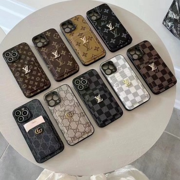 Lv Louis Vuitton iphone 18 pro max jacket case embossed card slot lv iphone 18 pro 17 16 15 for women designer phone cover