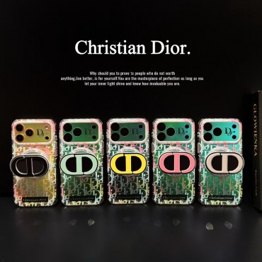 Christian Dior iphone 18 pro max ring holder case laser monogram dior iphone 18 pro 17 16 15 iridescent clear cover foldable kickstand case for iphone 18 pro max