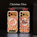 Christian Dior iphone 18 pro max magnetic case orange monogram dior iphone 18 pro 17 16 15 clear plaid ring cover transparent luxury case for iphone 18 pro max