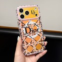 Christian Dior iphone 18 pro max magnetic case orange monogram dior iphone 18 pro 17 16 15 clear plaid ring cover transparent luxury case for iphone 18 pro max