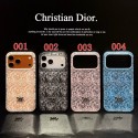Christian Dior iphone 18 pro max lace case floral glitter dior iphone 18 pro 17 16 15 14 elegant flower cover slim designer case for iphone 18 pro max women
