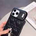 Christian Dior iphone 18 pro max heart quilted case leather dior charm card slot dior iphone 18 pro 17 pro max 16 15 padded cover heart pattern case for iphone 18 pro max