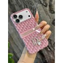 Christian Dior iphone 18 pro max bling case rhinestone camera ring glitter monogram dior iphone 18 pro 17 16 15 shiny pink cover sparkle case for iphone 18 pro max girls
