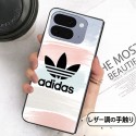 Adidas Galaxy Z Fold8 ultra Flip8 iphone duo quilted leather foldable case cheap Adidas iphone duo Galaxy Z Flip8 7 6 5 Fold8 ultra case for men women Adidas custom made cover for Galaxy Z Flip8 Fold8 ultra classic fashion phone case