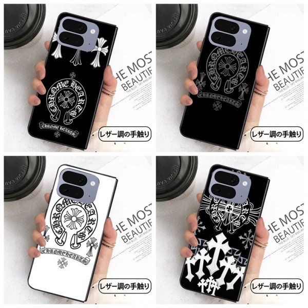 Chrome Hearts Galaxy Z Fold8 ultra Flip8 iphone duo matte TPU foldable case cheap Chrome Hearts iphone duo Galaxy Z Flip8 7 6 5 Fold8 ultra case for men women Chrome Hearts custom made cover for Galaxy Z Flip8 Fold8 ultra classic designer phone case