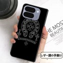 Chrome Hearts Galaxy Z Fold8 ultra Flip8 iphone duo matte TPU foldable case cheap Chrome Hearts iphone duo Galaxy Z Flip8 7 6 5 Fold8 ultra case for men women Chrome Hearts custom made cover for Galaxy Z Flip8 Fold8 ultra classic designer phone case