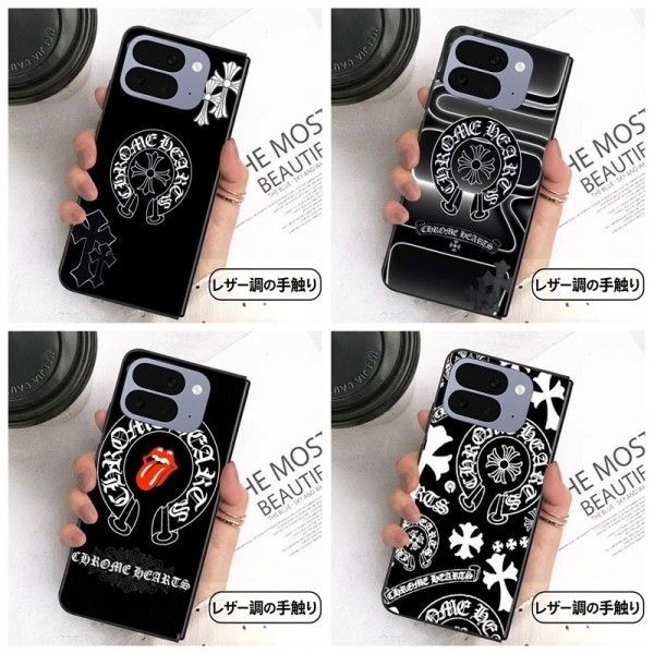 Chrome Hearts iphone duo case for Galaxy Z Flip8 Fold8 ultra glossy PC foldable cover cheap chrome hearts iphone duo Galaxy Z Fold8 ultra Flip8 case for women men Chrome Hearts custom phone case for Galaxy Z Flip8 Fold8 ultra fashion protective phone case