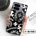 Chrome Hearts iphone duo case for Galaxy Z Flip8 Fold8 ultra glossy PC foldable cover cheap chrome hearts iphone duo Galaxy Z Fold8 ultra Flip8 case for women men Chrome Hearts custom phone case for Galaxy Z Flip8 Fold8 ultra fashion protective phone case