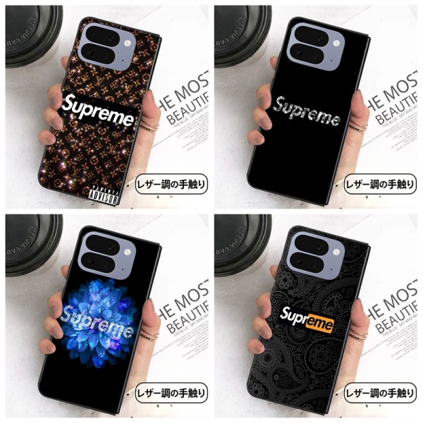 luxury Supreme iphone duo Galaxy Z Fold8 ultra Flip8 leather-touch case cheap Supreme iphone duo Galaxy Z Fold8 Flip8 ultra foldable case for women men custom Supreme cover for Galaxy Z Flip8 Fold8 ultra street-style must-have phone case