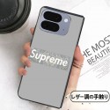premium Supreme iphone duo Galaxy Z Fold8 ultra Flip8 quilted leather case cheap Supreme iphone duo Galaxy Z Flip8 Fold8 ultra foldable cover for women men custom cover for Galaxy Z Fold8 Flip8 ultra designer phone case