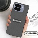 premium Supreme iphone duo Galaxy Z Fold8 ultra Flip8 quilted leather case cheap Supreme iphone duo Galaxy Z Flip8 Fold8 ultra foldable cover for women men custom cover for Galaxy Z Fold8 Flip8 ultra designer phone case