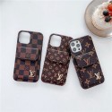 Lv Louis Vuitton iphone 18 pro max card holder case classic monogram card slot lv iphone 18 pro 17 16 15 for women men designer phone cover