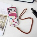 Lv Louis Vuitton iPhone 16 17 18 pro max iPhone 18 cases luxury designer  leather shoulder card women cheap iphone 18 pro max 18 17 16 15 14 case men business style for men cute girl boy cases 