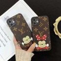 Lv Louis Vuitton iphone 18 pro max leather case glossy print full print back lv iphone 18 pro 17 16 15 for women men designer phone cover