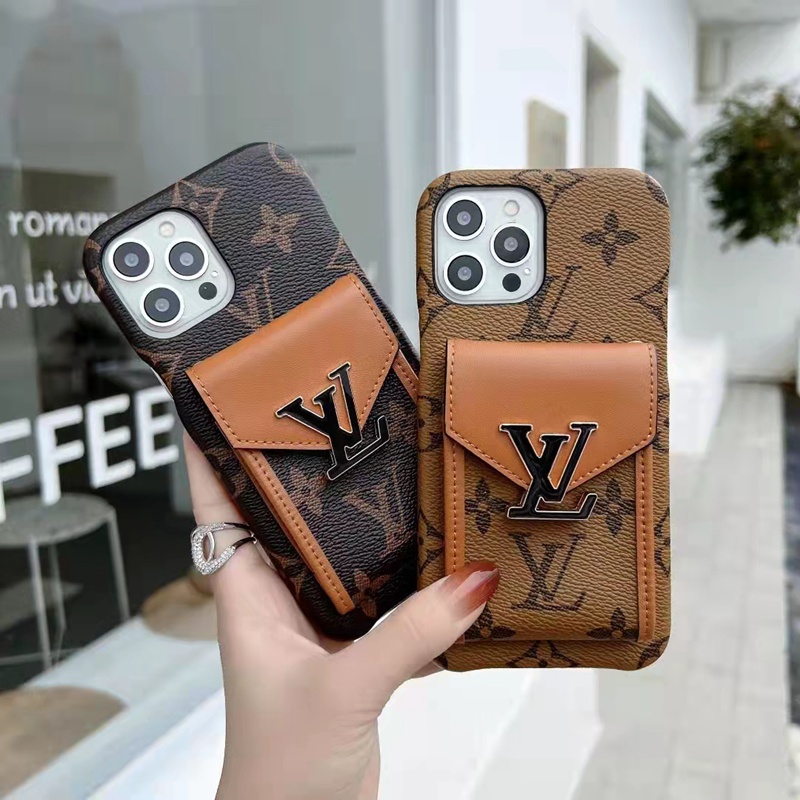 Lv Louis Vuitton iphone 18 pro max card holder case canvas-look case - card slot view 3 Lv Louis Vuitton iphone 18 pro max card holder case canvas-look case - card slot view 3