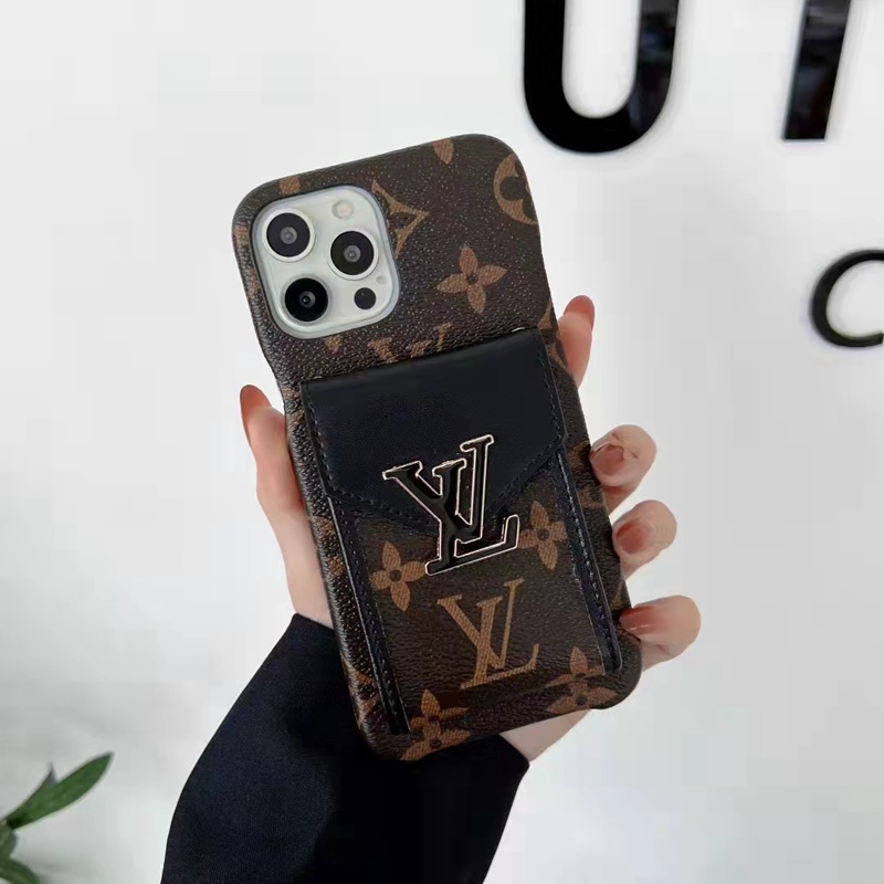 Lv Louis Vuitton iphone 18 pro max card holder case canvas-look case - card slot view 5 Lv Louis Vuitton iphone 18 pro max card holder case canvas-look case - card slot view 5