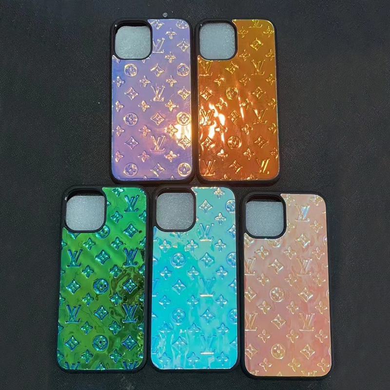 Lv Louis Vuitton iphone 18 pro max jacket case quilted leather case - full print back view 3