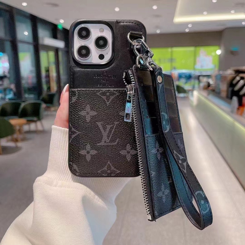 Lv Louis Vuitton iphone 18 pro max wallet case timeless monogram case - card slot view 4