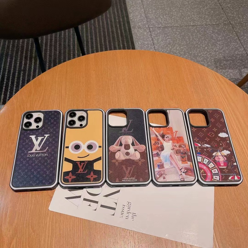 Lv Louis Vuitton iphone 18 pro max leather case quilted leather case - full print back view 3 Lv Louis Vuitton iphone 18 pro max leather case quilted leather case - full print back view 3