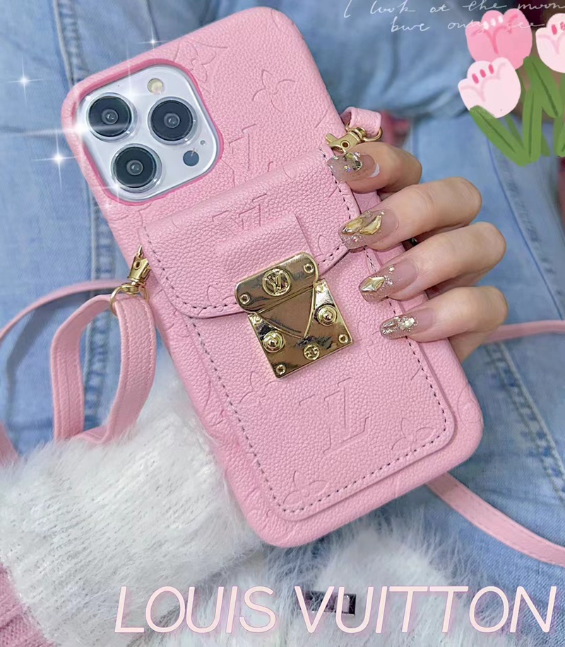 Lv Louis Vuitton iphone 18 pro max card holder case minimalist case - card slot view 2
