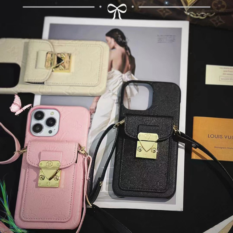 Lv Louis Vuitton iphone 18 pro max card holder case embossed case - card slot view 4 Lv Louis Vuitton iphone 18 pro max card holder case embossed case - card slot view 4