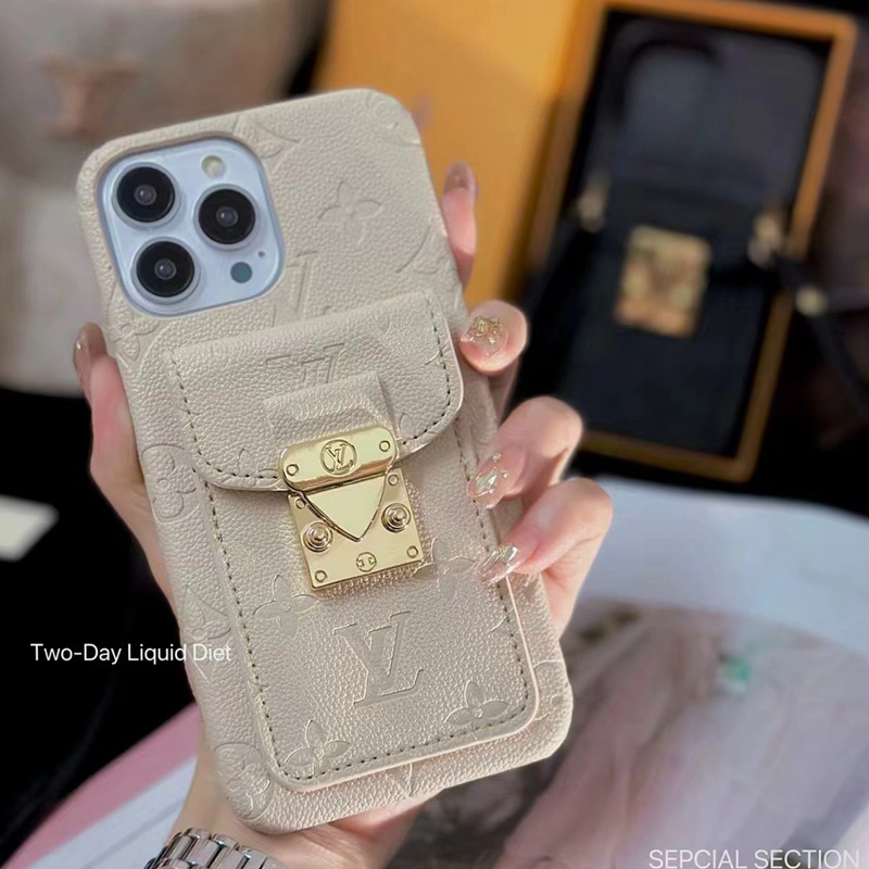 Lv Louis Vuitton iphone 18 pro max card holder case embossed case - card slot view 5 Lv Louis Vuitton iphone 18 pro max card holder case embossed case - card slot view 5