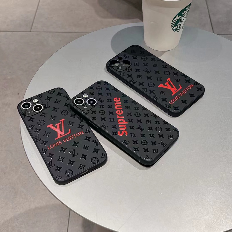 Lv Louis Vuitton iphone 18 pro max jacket case glossy print case - full print back view 3