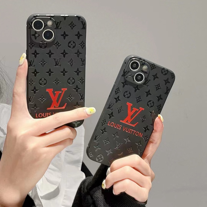 Lv Louis Vuitton iphone 18 pro max jacket case glossy print case - full print back view 4