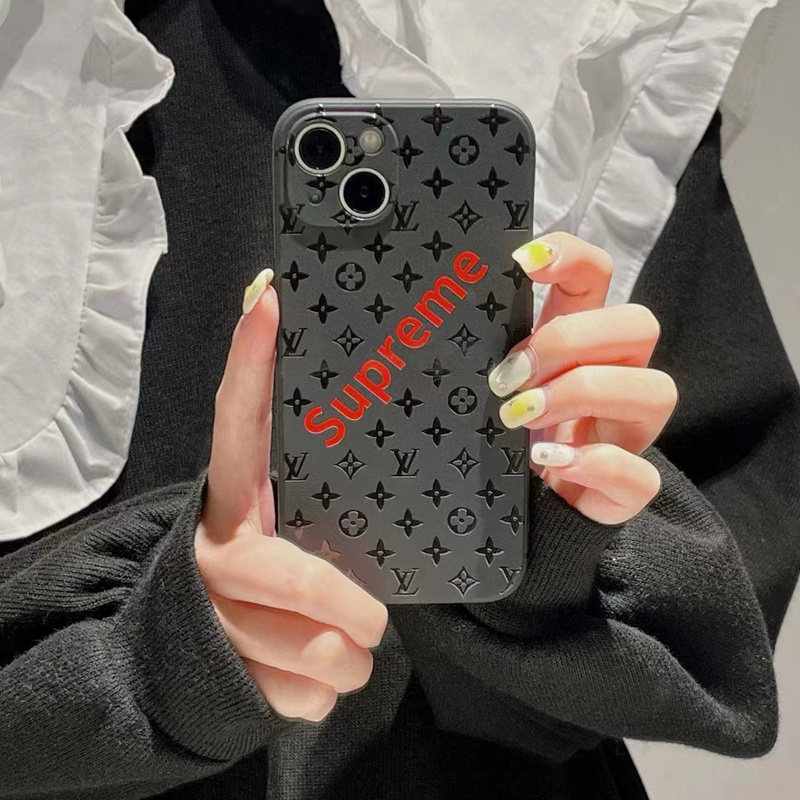 Lv Louis Vuitton iphone 18 pro max jacket case glossy print case - full print back view 5