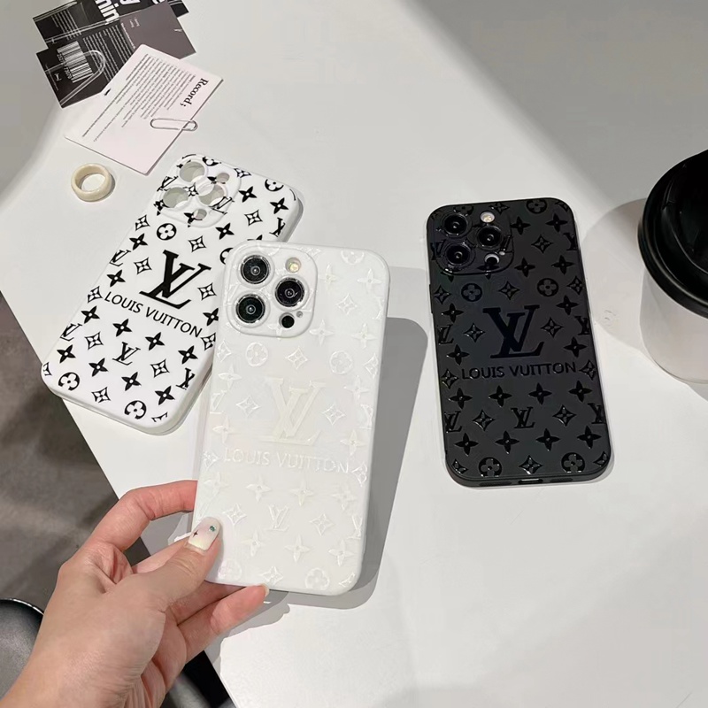Lv Louis Vuitton iphone 18 pro max jacket case glossy print case - full print back view 3