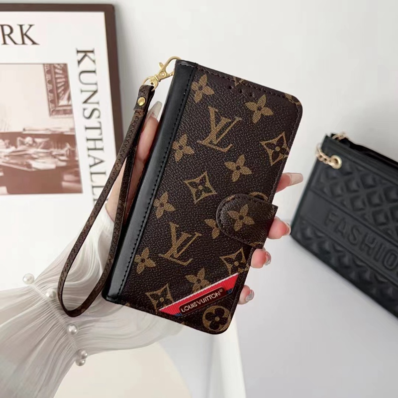 Lv Louis Vuitton iphone 18 pro max folio case timeless monogram case - card slot view 4