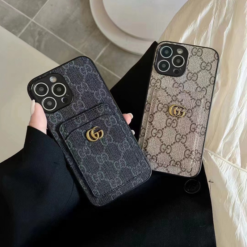 Lv Louis Vuitton iphone 18 pro max jacket case embossed case - card slot view 4