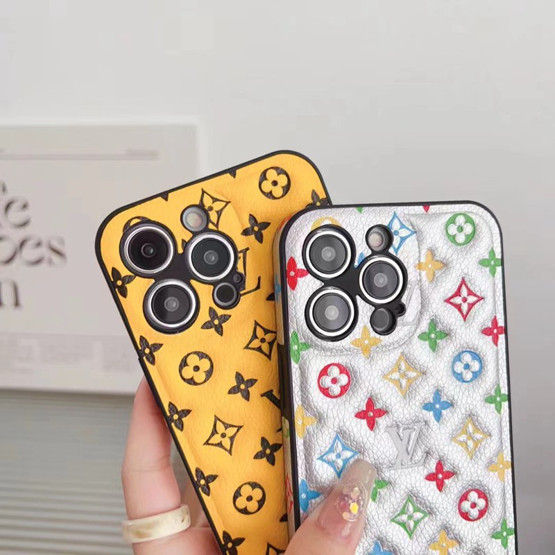 Lv Louis Vuitton iphone 18 pro max jacket case embossed case - full print back view 5