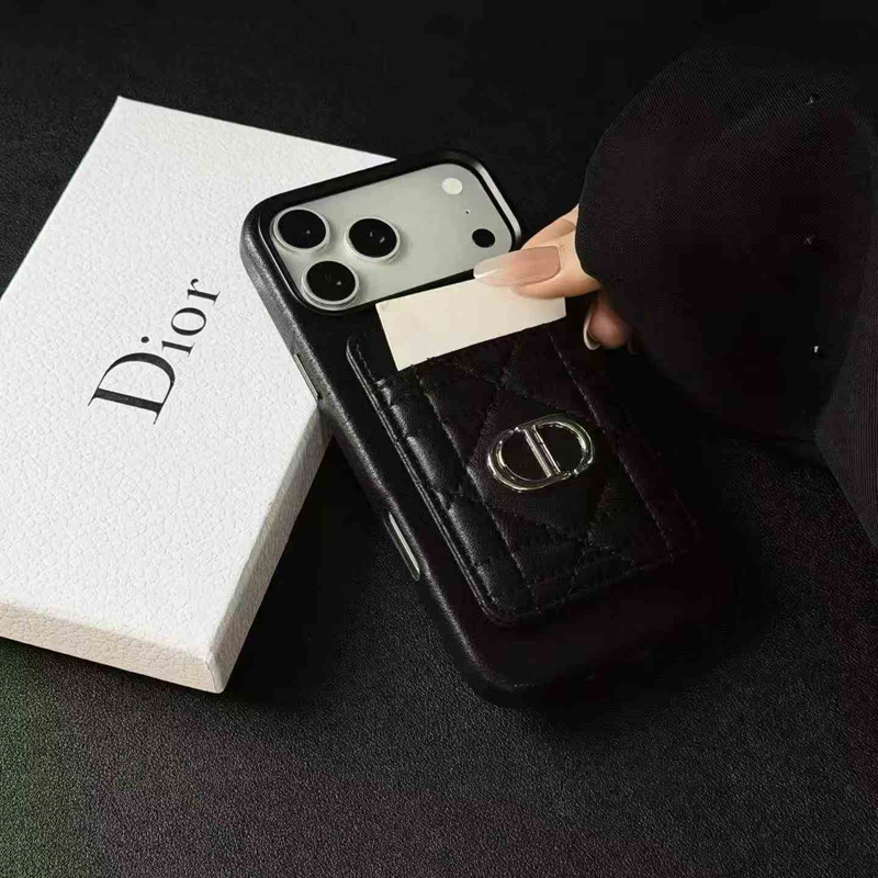 Dior iphone 18 pro card holder case camera protection edge