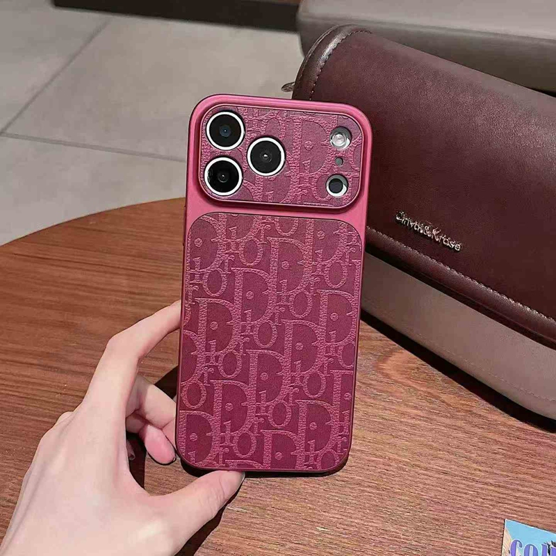 Christian Dior iphone 18 pro max embossed case all five colors display