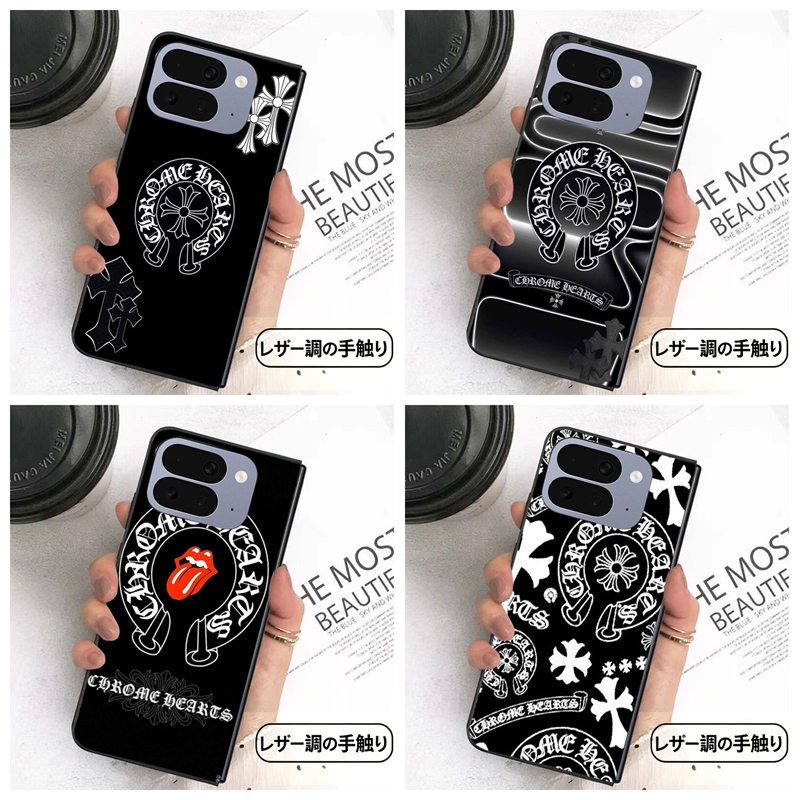 Chrome Hearts iphone duo Galaxy Z Fold8 ultra Flip8 glossy PC case