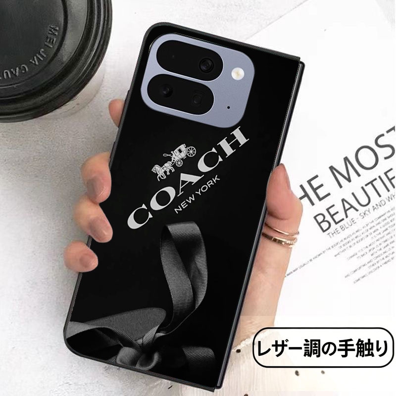 Coach iphone duo Galaxy Z Fold8 ultra Flip8 leather case detail