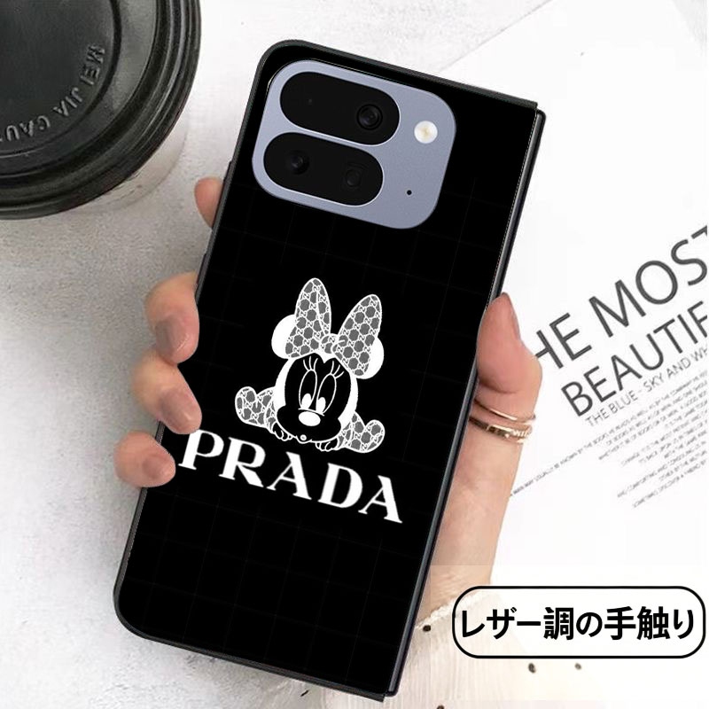 Prada iphone duo Galaxy Z Fold8 ultra Flip8 leather-touch case detail