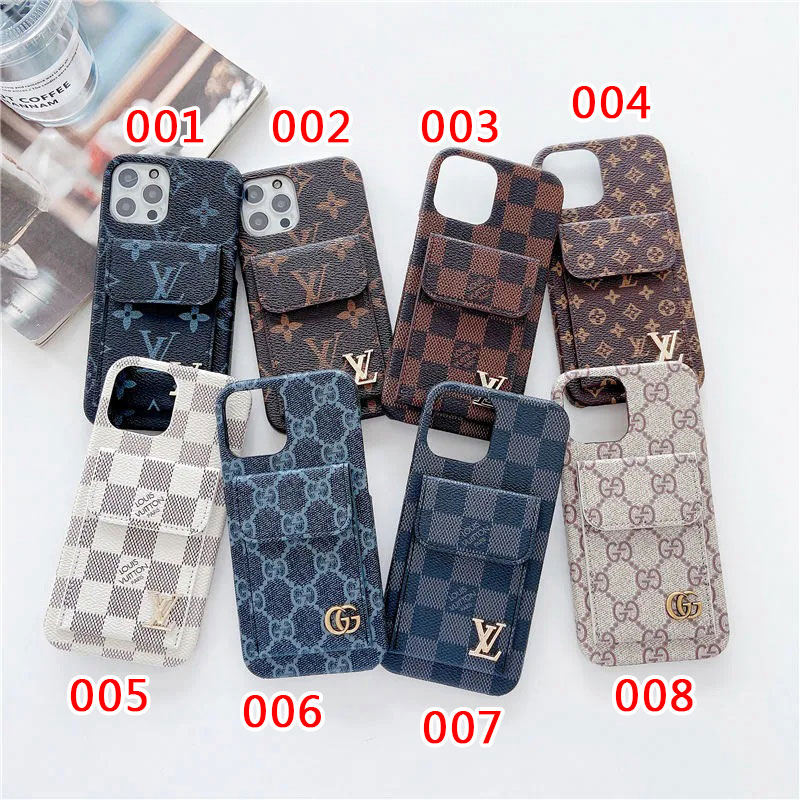 Lv Louis Vuitton iphone 18 pro max card holder case classic monogram case - card slot view 2