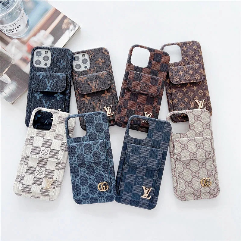 Lv Louis Vuitton iphone 18 pro max card holder case classic monogram case - card slot view 3