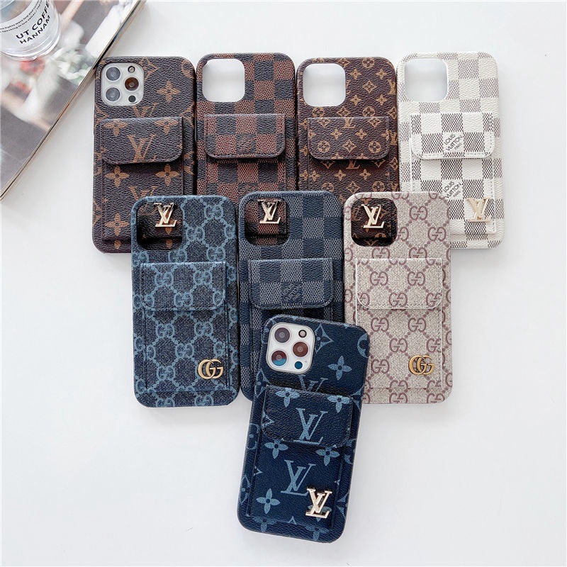 Lv Louis Vuitton iphone 18 pro max card holder case classic monogram case - card slot view 4