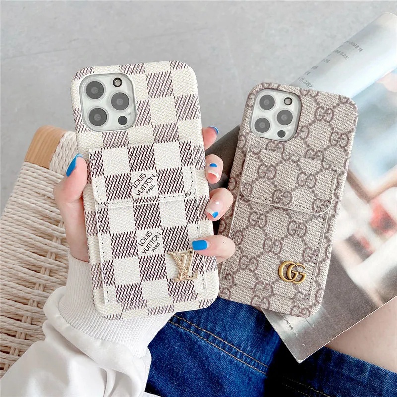 Lv Louis Vuitton iphone 18 pro max card holder case classic monogram case - card slot view 5