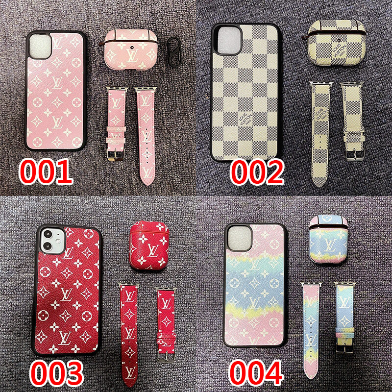 Lv Louis Vuitton iphone 18 pro max designer case quilted leather case - full print back view 2