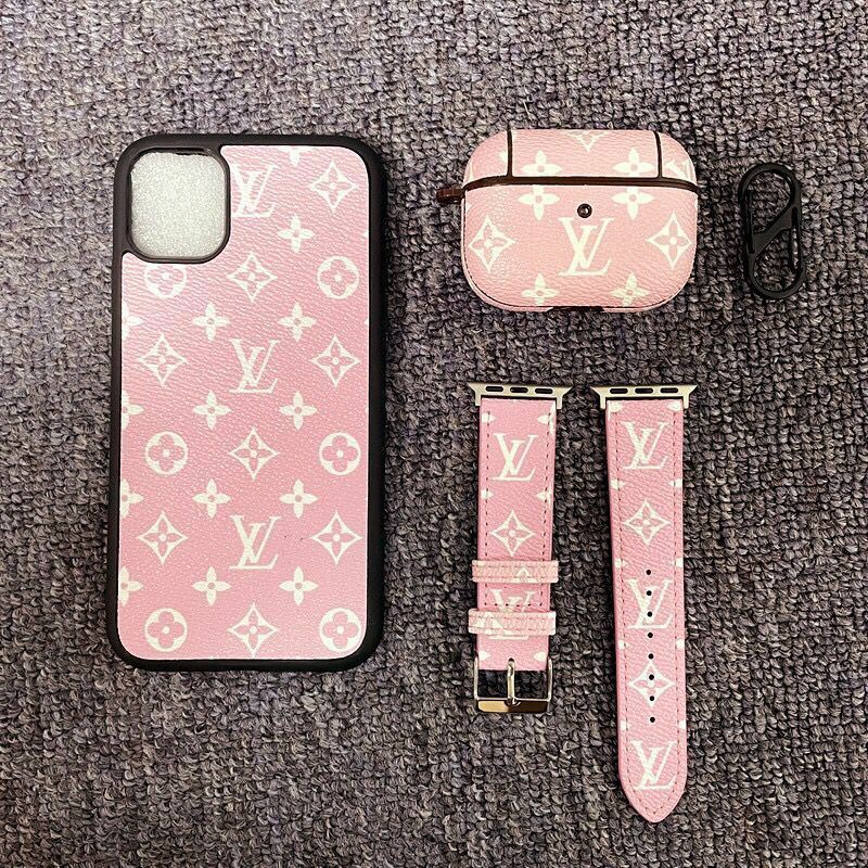 Lv Louis Vuitton iphone 18 pro max designer case quilted leather case - full print back view 3
