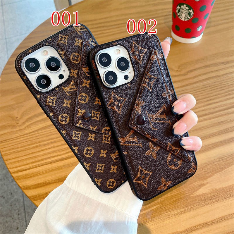 Lv Louis Vuitton iphone 18 pro max card holder case timeless monogram case - card slot view 2